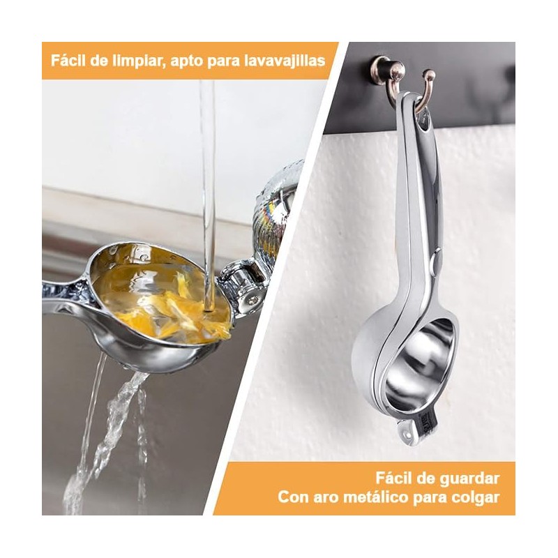 U Chef Exprimidor de Limón, Extractor para Limón, Exprimidor Cítricos,