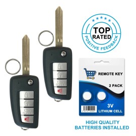 Best Keys 2 For 2003 2004 2005 2006 Infiniti G35 Nissan 350Z Remote Car Key Fob KBRSTU15