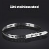 100Pcs 7.8" Heavy Duty 304 Stainless Steel Cable Ties -