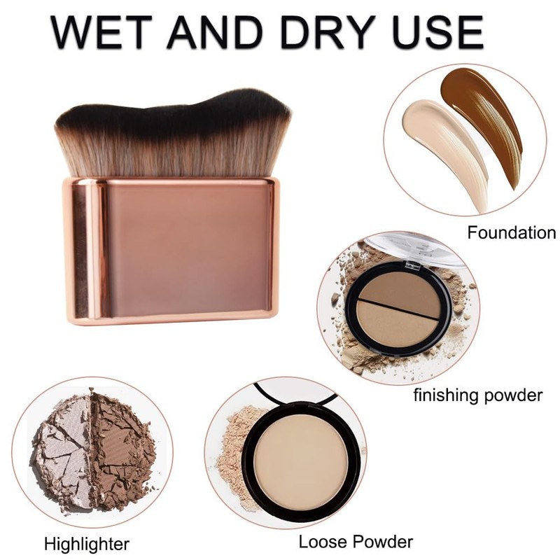 Azlanway Self Tan Brush, Soft Tanning Applicator for Face, Body