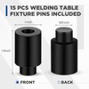 Yaocom 15 Pcs ∅5/8" x ∅1" Welding Table Clamps Fixture