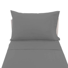 3-Piece 100% Cotton Toddler Sheet Set,One Fitted Sheet, Flat Sheet and Envelope Pillowcase, Toddler Bed Set,Crib Sheets Set,Mini Crib Sheets-White Solid