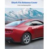 DSWSQ Carbon Fiber Shark Fin Shape Roof Antenna Cover Decor