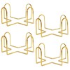 Coaster Holder, 4 PCS Metal Holder for Square or Round
