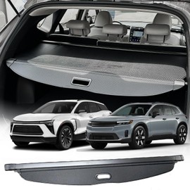 Volcaner Cargo Cover Compatible with Honda Prologue 2024 2025 Accessories for 2024 2025 Chevy Blazer EV Accessories,Carbon Fiber Texture Retractable Trunk Cover Organizer Security Shade Tonneau Cover