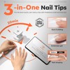 Modelones Nail Tips, 120 Pieces, Full Cover Nail Tips Set,