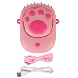 Necklace Fan Cat Claw Style 3 Speed Mode USB Charge 2000mAh Hands Free Hanging Neck Fan with Lanyard for Travel Camping