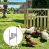 Rasugarlary 4 Set Heavy Duty Gate Hinges, Wall Mount Gate