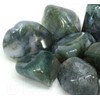 5 Natural Stone Mossy Agate - 5 Polished Crystals Mossy Agate with Energy Properties, Polished Moss Agate (Moss Agate, 5 PCS)