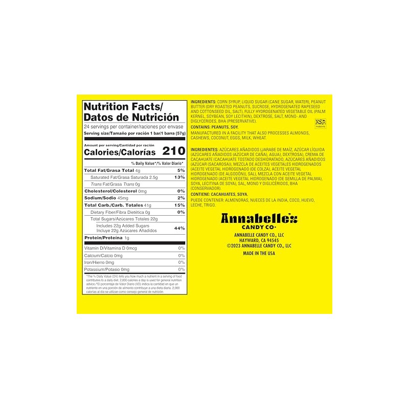ABBA-ZABA Candy Bar 24 ct. Box