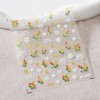 Neepoms Tulips Flower Nail Stickers 5D Jelly Nail Decals Nail