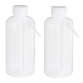 STOBAZA 2pcs Chemical Lab Use Squeeze Bottles Wash Bottles for Watering Plants Plastic