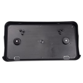 TRQ Front License Plate Bracket Black Compatible with 2011-2015 Ford Explorer FO1068136