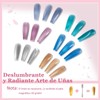CHERIMOYA Kit de 6 Esmalte de Uñas de Gel Ojos