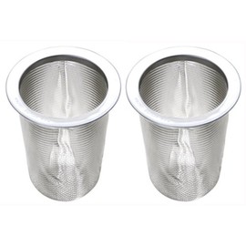 ZEROJAPAN P-MLI-2 18-8 Stainless Steel Mini Long Tea Strainer, Set of 2