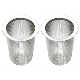 ZEROJAPAN P-MLI-2 18-8 Stainless Steel Mini Long Tea Strainer, Set of 2