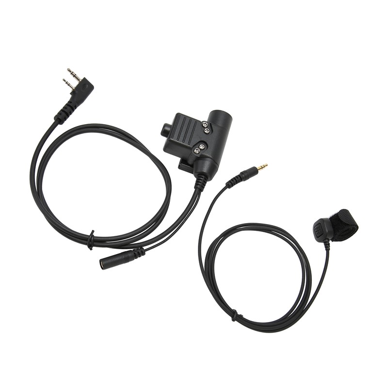 U94 PTT Adapter Push to Talk Button Walkie Talkie Military