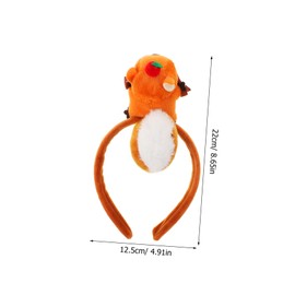 FOMIYES Squirrel Headband for Parties and Cosplay Cute Animal Hair Hoop for Makeup and Face Washing Lightweight and Comfortable Design for Festivals and Special Occasions
