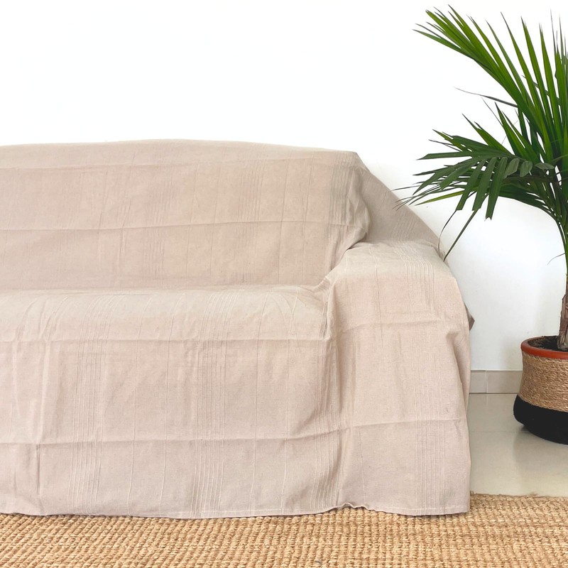 MOMOMUS Thin Bedspread, Bed Throw Versatile or Thin Throw for