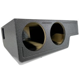 MEGA BASS Sub Woofer Box Chevy Silverado 99-06 Ext Cab 2x6.5" Woofer Front Fire Ported