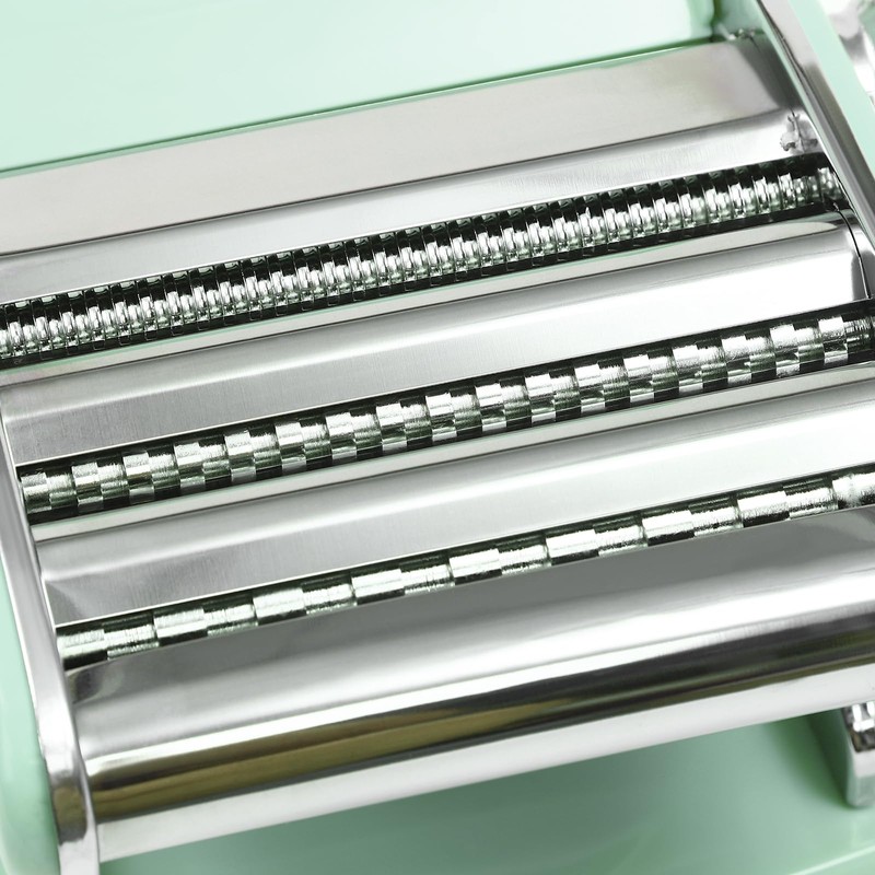 HAPPCUCOE Pasta Maker Machine, Manual Pasta Makers with 6 Adjustable