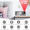 TNSLAND Projection Alarm Clock, Alarm Clock, Radio Alarm Clock with