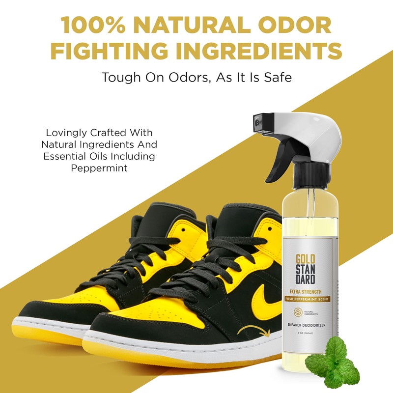 Gold Standard Shoe Deodorizer Spray, 6 oz – Shoe Spray