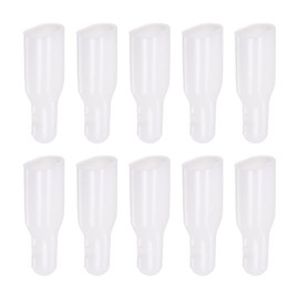 sourcing map Umbrella Connection Head Beads 10 x 5 mm Hole Diameter 34 mm Length PP Plastic Umbrella Components for Double Bone Umbrella Cover Parts Grey Pack of 10