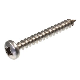 SECCARO Chipboard Screws 6 x 50 mm Stainless Steel V2A VA A2 Fully Threaded Wood Screw Phillips / PZ (Pack of 100)