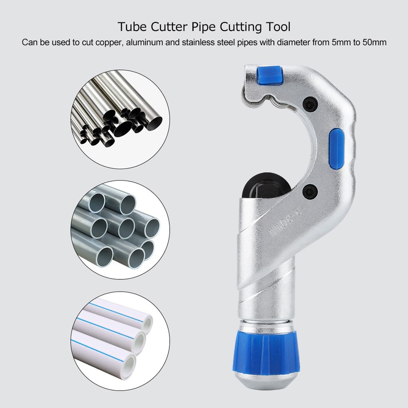 Adjustable Tube Hose Tubing Cutter Cutting Tool for 5~50mm Copper