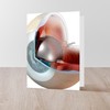 CafePress Eye Anatomy, Artwork Folded Greeting Card Matte