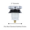 Danco, Chrome, 80811 Touch-Toe Tub Stopper, 2 x 2 x