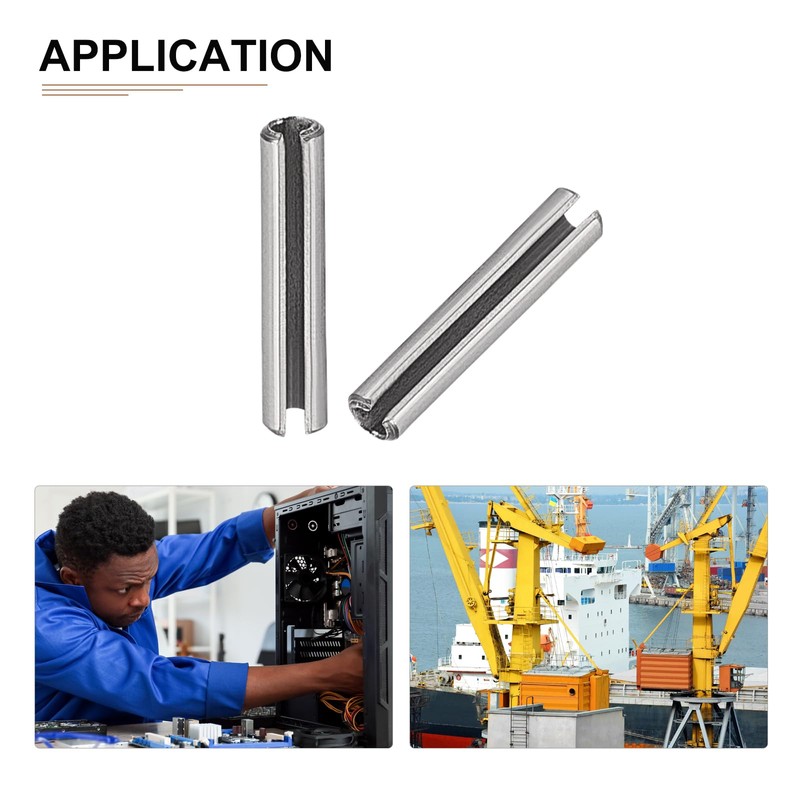 DTGN 2mm x 10mm (DxL) Slotted Spring Pins for Household