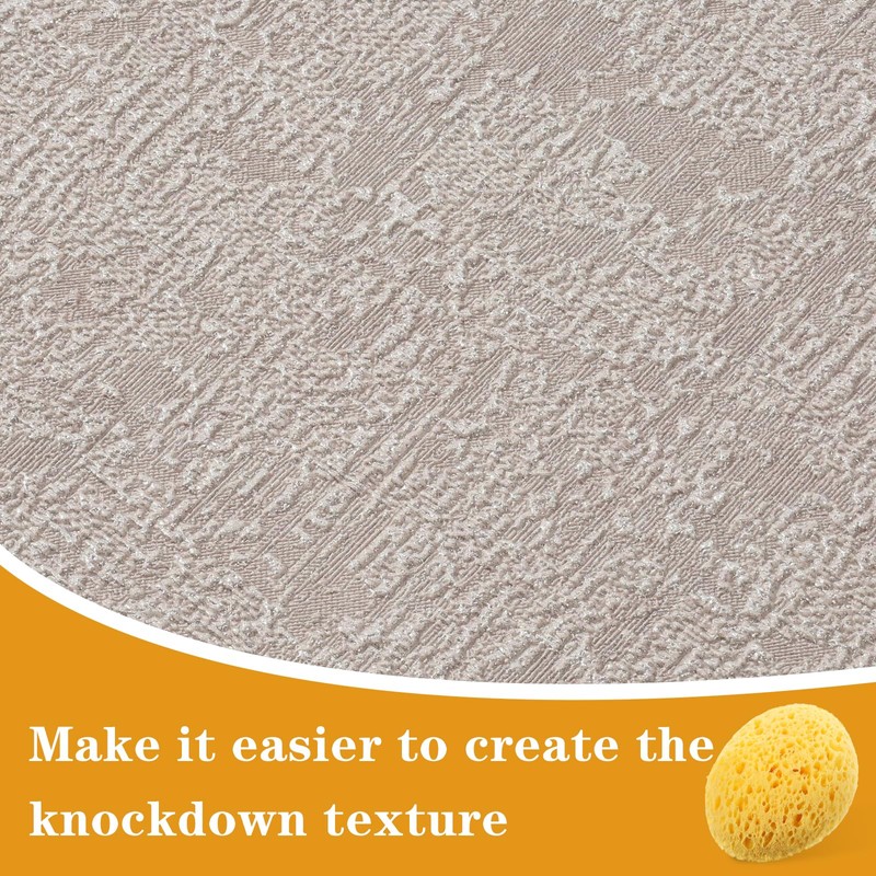 Mabor 2Pcs Texture Sponges, Sponge for Patch/Repair Ceiling Drywall Wall,