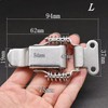 90 Degrees Spring hasp Toolbox Toggle latches Lock，Stainless Steel 304