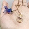 DAMLENG Pendientes colgantes de resina acrílica, diseño de peces en
