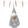 Peg Bag for Washing Line with Hanger, Washable Conical Peg