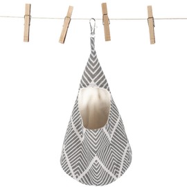 Peg Bag for Washing Line with Hanger, Washable Conical Peg Holder, Reusable Laundry Storage for Clothespin Storage Bag (15 x 8 in)