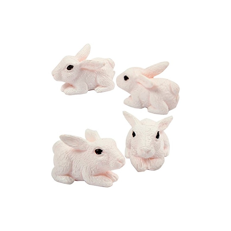 Mini Rabits, H: 10 mm, 4pcs