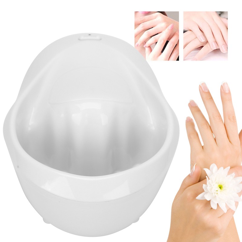 Electric Nail Soaking Bowl Bubble Vibration Hand Spa Massage Machine