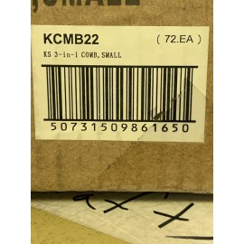KISS 3-IN-1 COMB SMALL KCMB22 (72 PC)