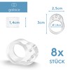 GALACE Door Handle Buffer [Pack of 8] - Transparent Door