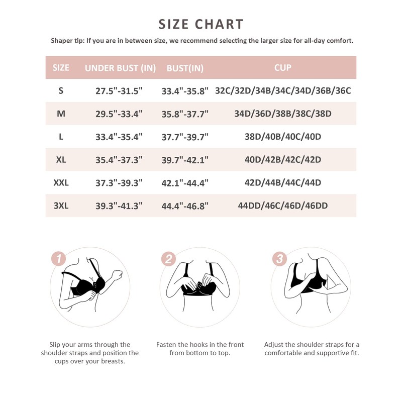 FeelinGirl para Mujeres Post-Surgical Minimizer Bra Breast Augmentation Easy-Care Wireless