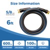 SheeChung Short Garden Hose 6ft x 5/8",Water Hose for Hose