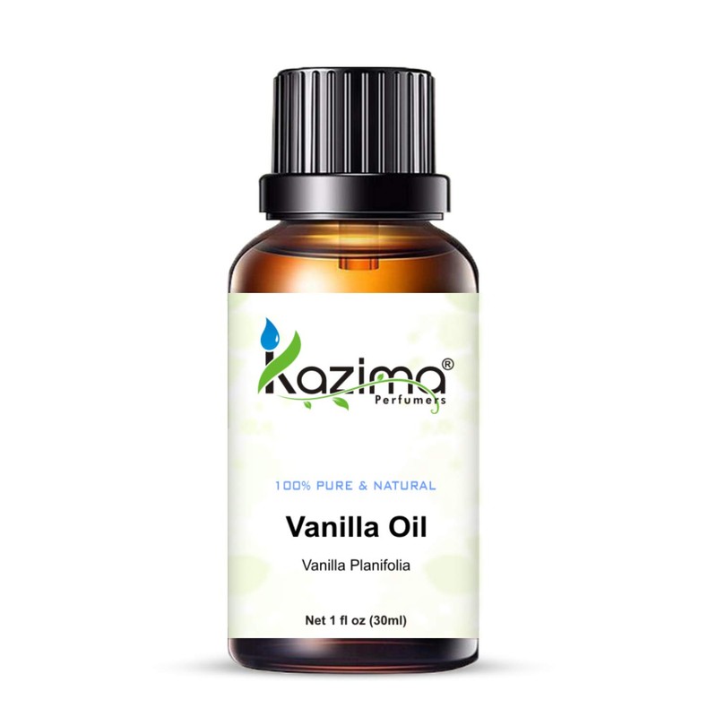KAZIMA Vanilla Essential Oil - 100% Pure Natural & Undiluted