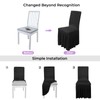 Babenest 2pcs Chair Cover with Long Skirt, Washable Universal Parson