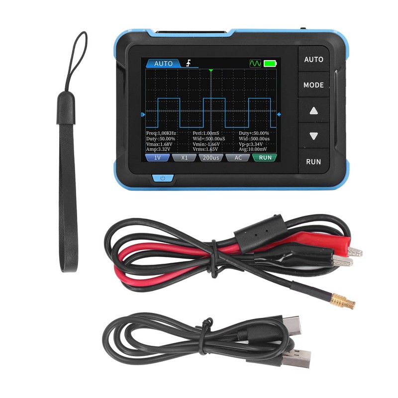 Handheld Mini Oscilloscope 2.8in TFT 1M Bandwidth 5.0MS/s Sampling Rate