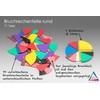 WISSNER aktiv lernen - 71 Bruchrechenteile rund Durchmesser 10 cm