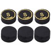 6PCS Billiard Cue Tips PU Multiple Layer Pool Cue Tips