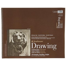 Strathmore (400-107 400 Series Drawing, Smooth Surface, 14x17, White